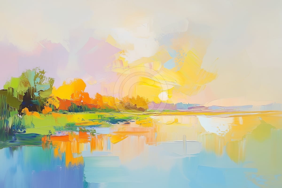 Goldene Spiegelungen