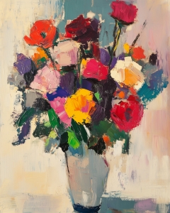 Ausdrucksvolle Blumensymphonie