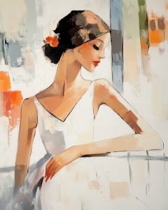 Una bailarina elegante