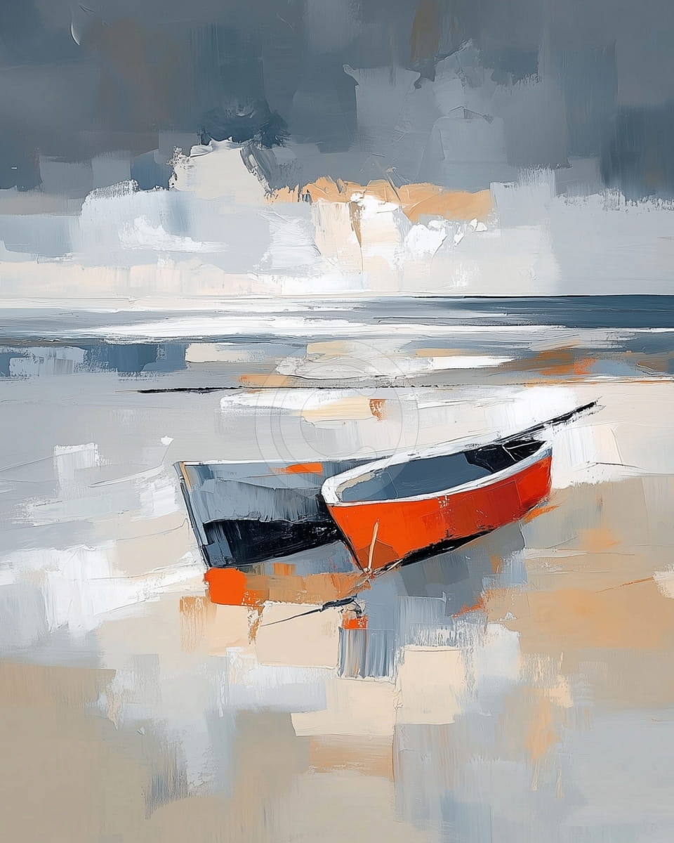 Paysage marin moderne