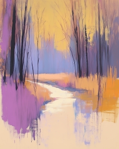 Paesaggio astratto moderno