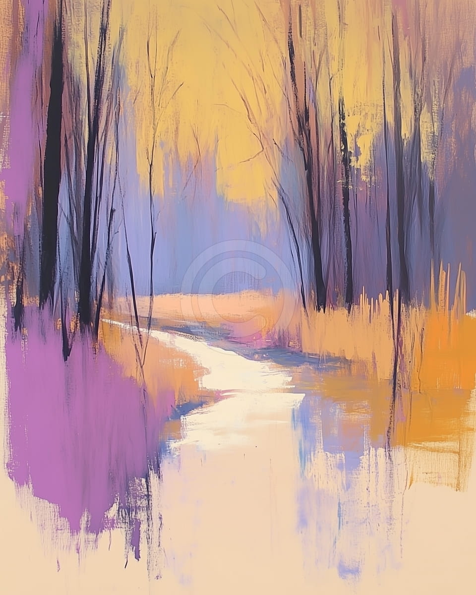 Moderne abstrakte Landschaft