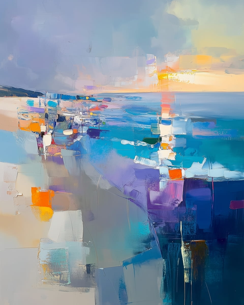 Playa abstracta en Grecia