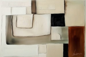 Composition lin&eacute;aire en tons naturels