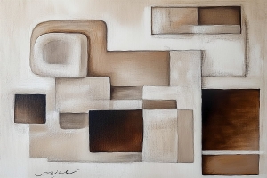 Formes &eacute;quilibr&eacute;es en nuances naturelles