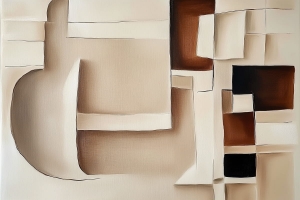Struttura astratta in tonalit&agrave; di beige e marrone