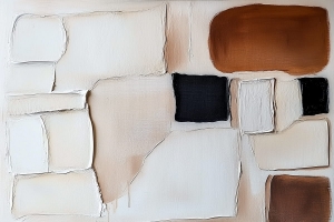 Texture contrastanti in forme geometriche