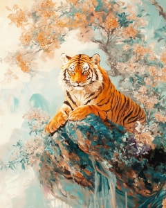 Tigre tra i Fiori