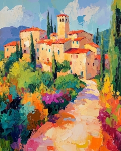 Path to the Hilltop Village