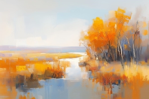 Riflessi d&rsquo;Autunno sul Fiume