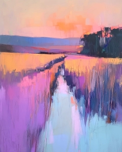 Sunset Over the Marsh