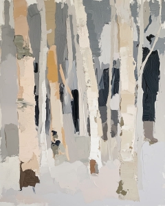 Birken im Winterlichen Schweigen