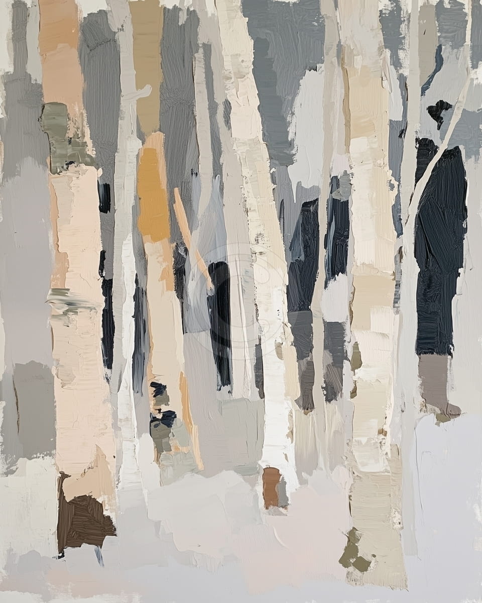 Betulle nel Silenzio Invernale