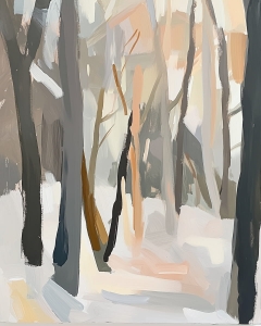 Bosque de Invierno en Abstracto