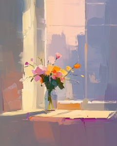 Fleurs &agrave; la Lumi&egrave;re du Matin