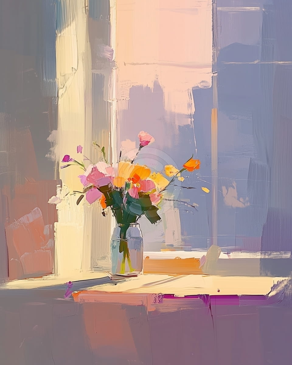 Fiori alla Luce del Mattino