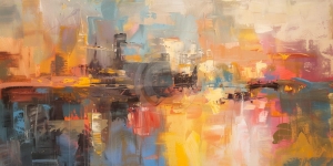 Abstrakte Stadt