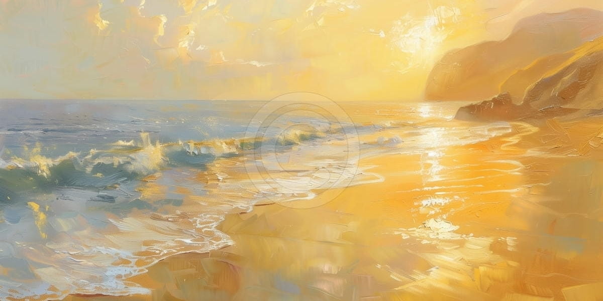  Océan au coucher du soleil