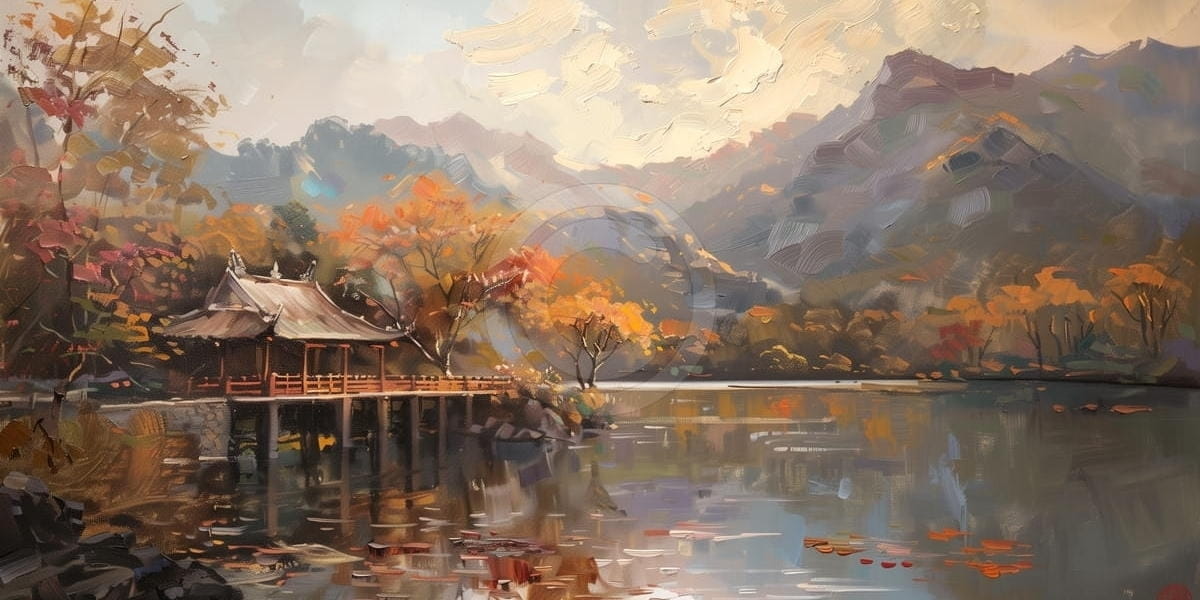 Paesaggio cinese contemporaneo