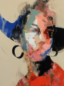 Expressionistisches Portr&auml;t