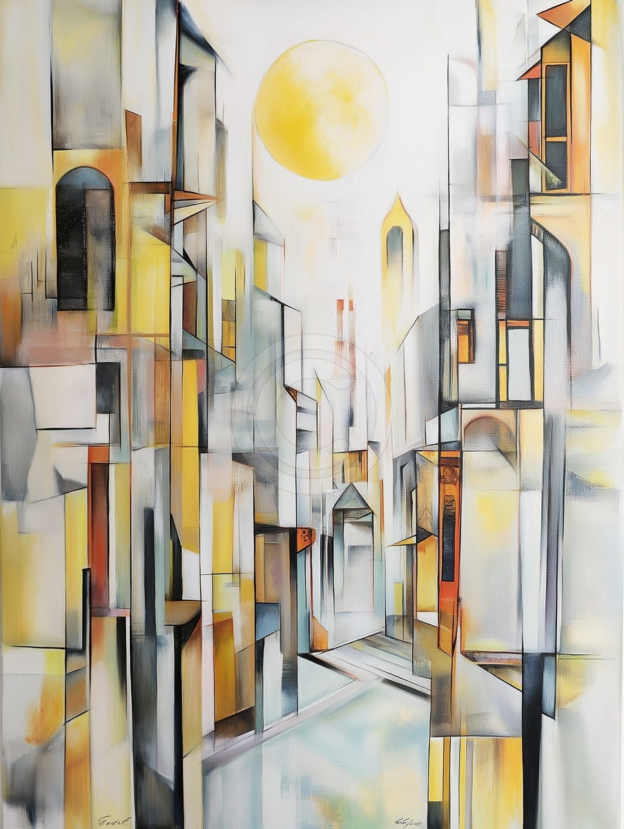 Rue urbaine au soleil