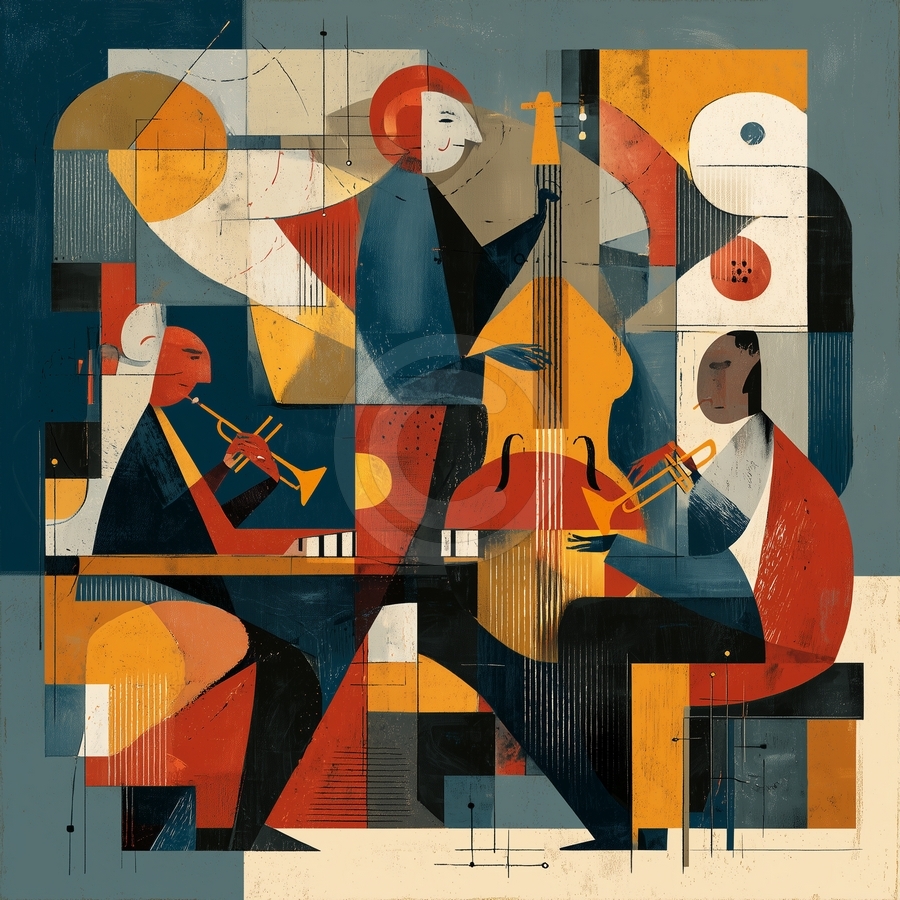 Musicos tocando instrumentos