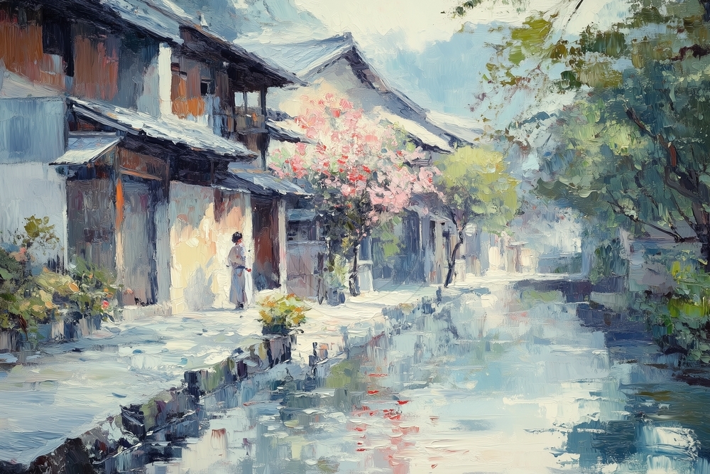 Japanese Village Canal