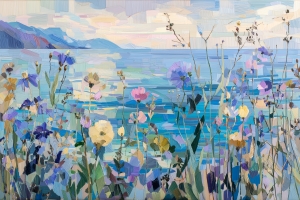 Wildblumen am See
