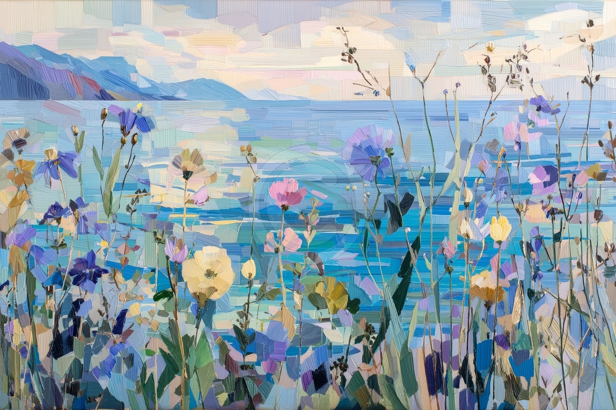Wildflowers by the Lake