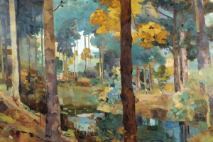 Ruisseau dans la For&ecirc;t d'Automne