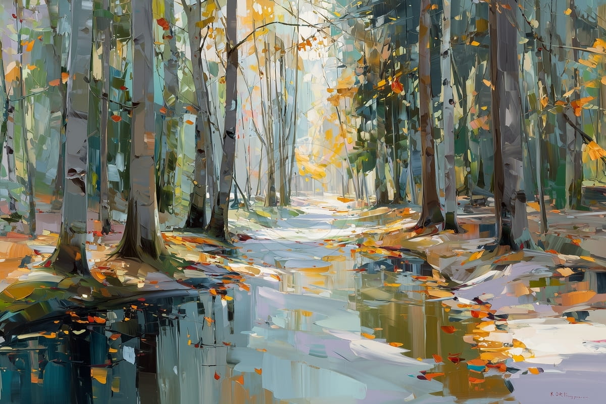 Reflejo del Bosque Otoñal