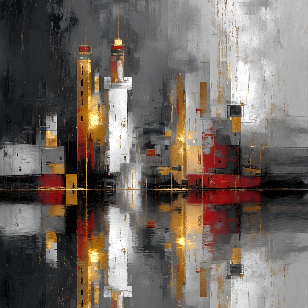 Abstract City Skyline