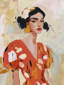 Mujer de Rojo