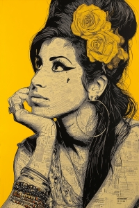 Amy Winehouse portrait