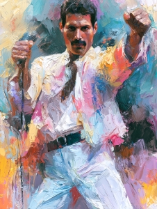 Ritratto di Freddie Mercury