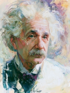 Retrato de Einstein