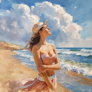 Rostro hacia el sol